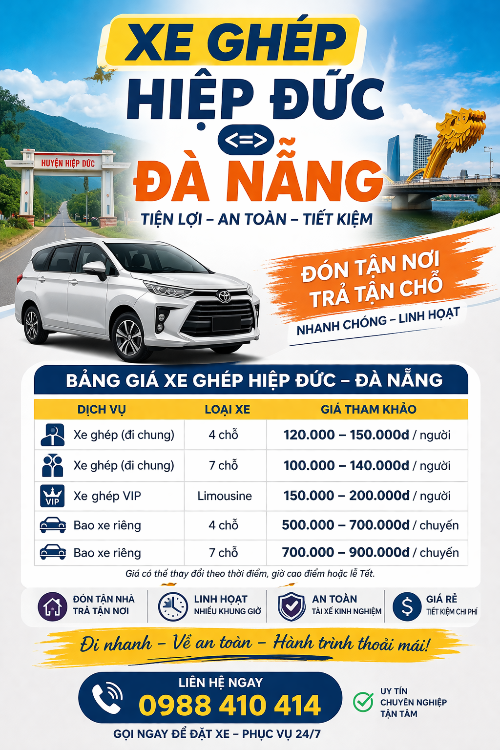 xe ghép hiệp đức đà nẵng