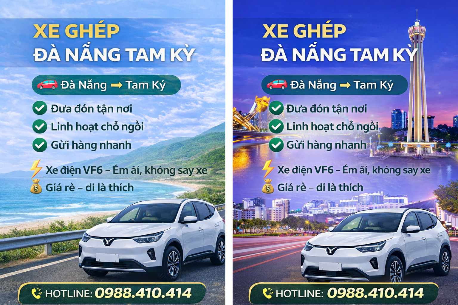 xe ghép đà nẵng tam kỳ