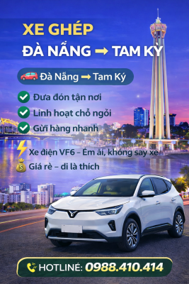 xe ghép đà nẵng tam kỳ