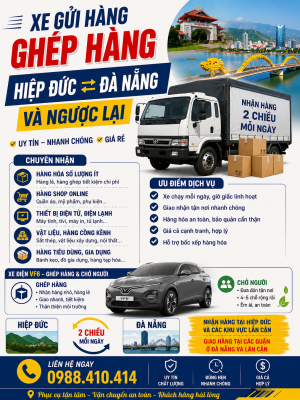 xe gửi hàng ghép hàng hiệp đức đà nẵng
