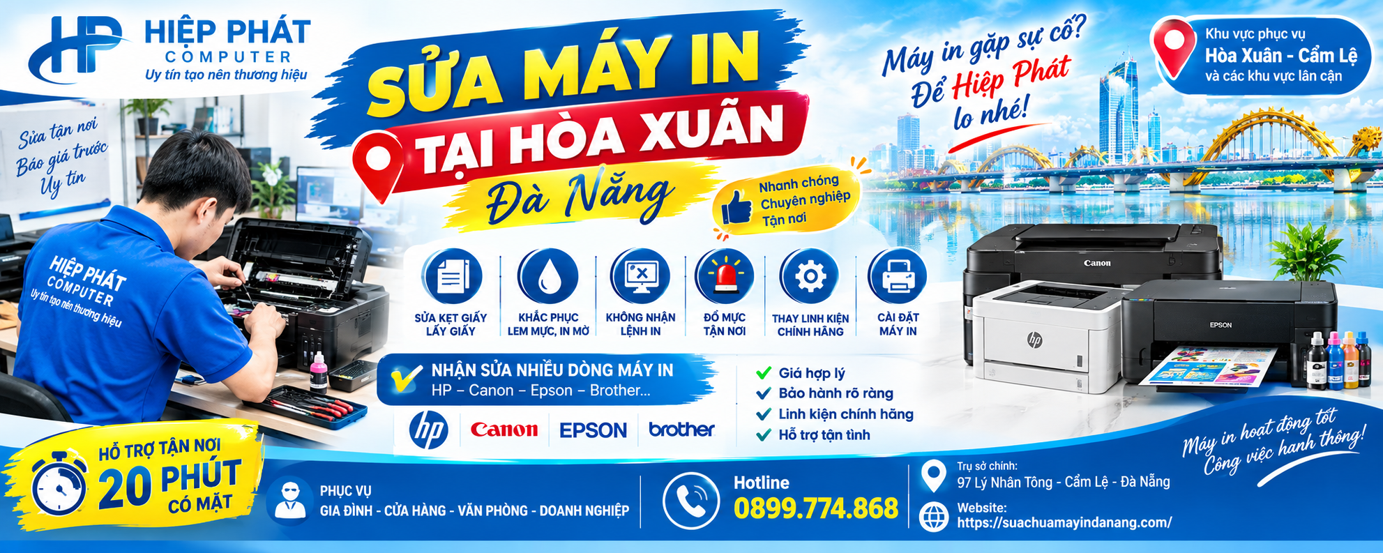 sửa máy in hoà xuân đà nẵng